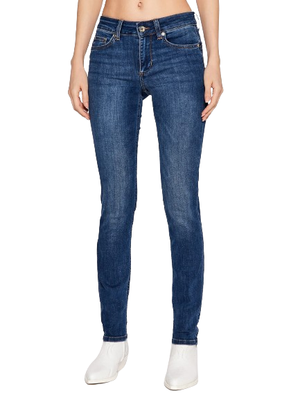 Jeans skinny donna color denim blu scuro LIU JO UXX028-D4186